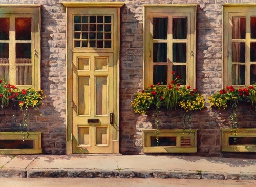 Flowers by The Stones 
 19&rdquo; x 29&rdquo;
Award Winner